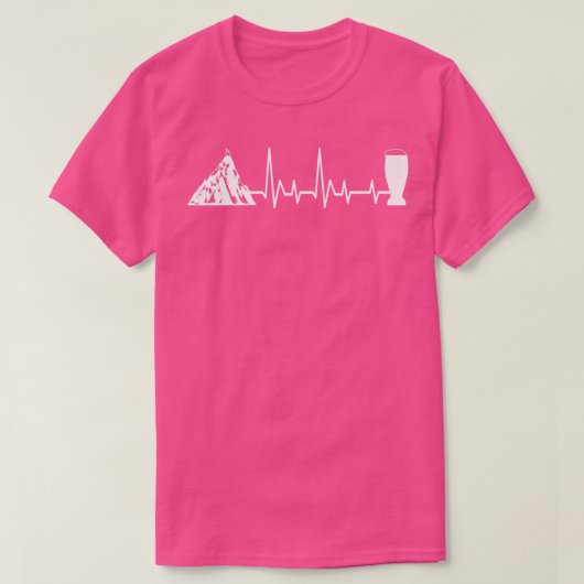 山とビールベルクタイゲンマウンテンスポーツモーウ Tシャツ (デザイン正面)