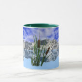 山とブルッシュマグとウィルダネス湖 マグカップ (中央)