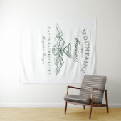 山とマティーニバチェロレッテ背景 タペストリー (インサイチュ(横))