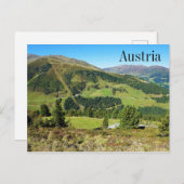 山とメドウズジラータルオーストリア ポストカード (正面/裏面)