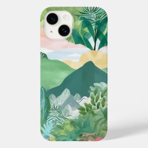 山とヤシの木 Case-Mate iPhone 14ケース
