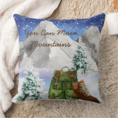 山とリュックサック付きハイカー枕 クッション (ブランケット)