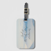 山と冒険が続く引用文 ラゲッジタグ (正面縦)