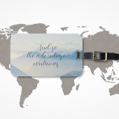 山と冒険が続く引用文 ラゲッジタグ