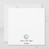 山と夕日 (裏面)