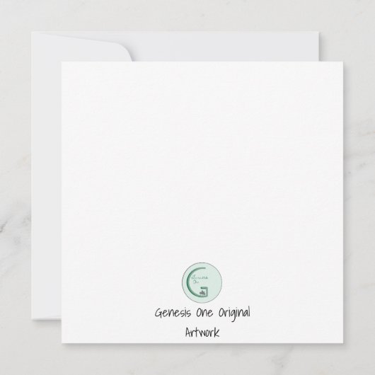 山と夕日 (裏面)