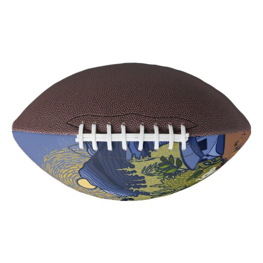 山と太陽 アメリカンフットボール (正面)