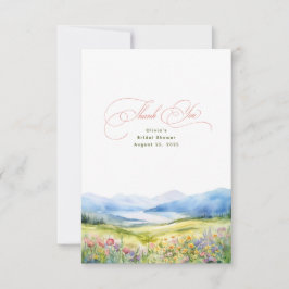 山と山花ありがとう サンキューカード