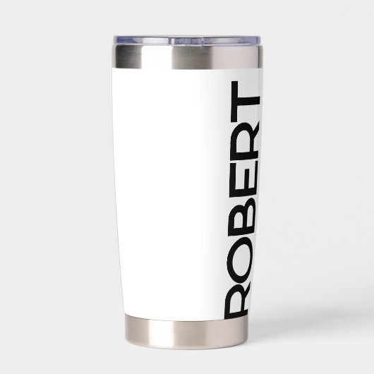 山と山花のアイダホの形カスタム状 保温保冷タンブラー (背面)