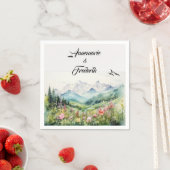 山と山花 スタンダードカクテルナプキン (インサイチュ)