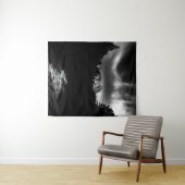 山と川のドラマチックな風景 タペストリー (インサイチュ(横))