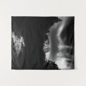 山と川のドラマチックな風景 タペストリー (正面(横))