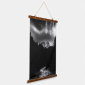山と川のドラマチックな風景 吊り下げ型タペストリー (傾斜あり)