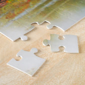 山と川の風景芸術 ジグソーパズル (側面)