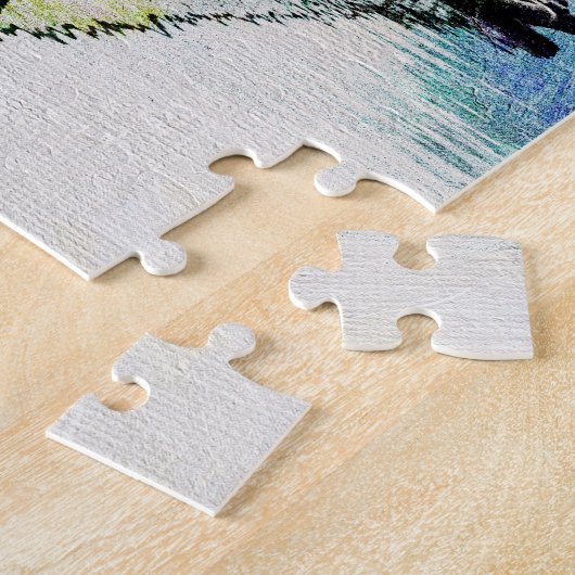 山と川アジアの景観旅行 ジグソーパズル (側面)