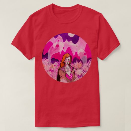 山と幽霊たち Tシャツ (デザイン正面)