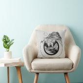 山と月 クッション (椅子)