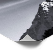 山と月 ポスター (角)