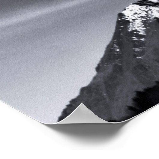 山と月 ポスター (角)