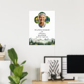 山と木のお祝いの生活葬儀 ポスター (ホームオフィス)