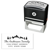 山と木ファミリー名差出人住所 セルフインキングスタンプ (インサイチュ)