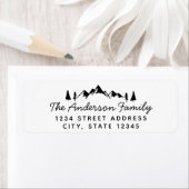 山と木ファミリー名差出人住所 ラベル (インサイチュ)