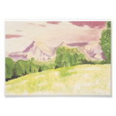 山と木 フォトプリント            (正面)