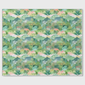 山と木 ラッピングペーパー (フラット)