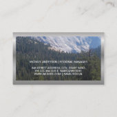 山と木 | 自然 名刺 (裏面)