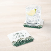 山と松は酒を飲まな結婚い ペーパーコースター (インサイチュ)