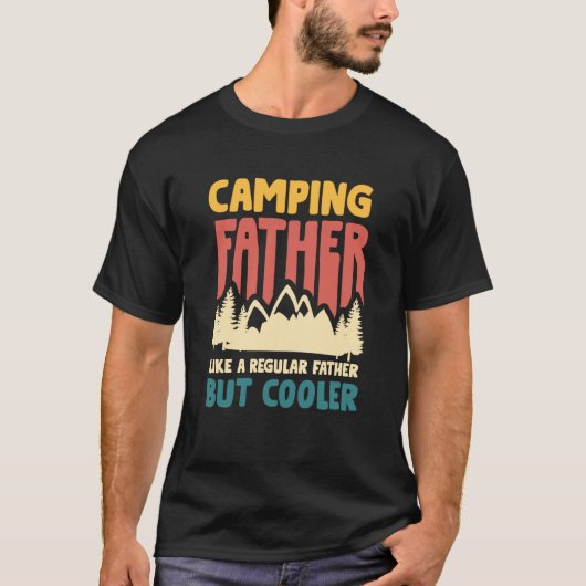 山と森のシーンシルエット124 Tシャツ (正面)