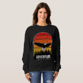 山と森のシーン123 スウェットシャツ (正面フル)