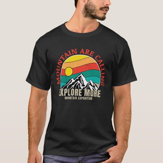 山と森のシーン89 Tシャツ (正面)