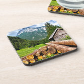 山と森林の伐採キャンプ コースター (左側)