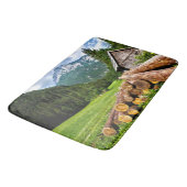 山と森林の伐採キャンプ バスマット (アングル)