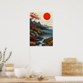 山と森 ポスター (キッチン)