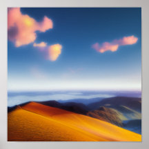 山と海のポスター