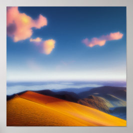 山と海のポスター ポスター