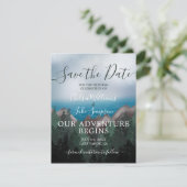 山と海の冒険 保存日付 招待状 (スタンド正面)