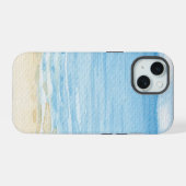 山と海の風景 iPhone 15ケース (裏面横)