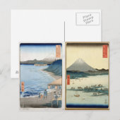山と海岸線 ポストカード (正面/裏面)