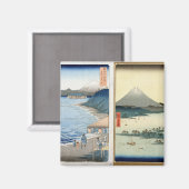山と海岸線 マグネット (正面/裏面)