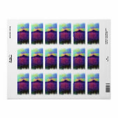 山と海 ラベル (フルシート)