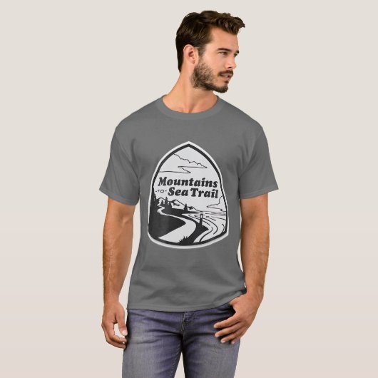 山と海 Tシャツ (正面フル)