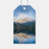 山と湖の自然誕生日サンキュー ギフトタグ (裏面)