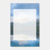 山と湖の風光明媚な自然写真 ポストイット (正面)