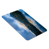 山と湖の風光明媚な自然写真 マグネット (右側)