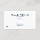 山と湖の風景 – 写真家 名刺 (裏面)