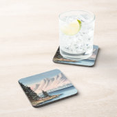 山と湖コースター コースター (右側)