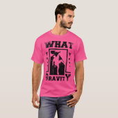 山と白を持つ岩と登山 Tシャツ (正面フル)